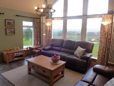 Living room with picture window