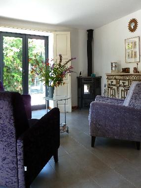 private loung of bedroom at groundfloor