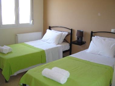 Apollo and Hermes double bedroom.  It is the same at each apartment.