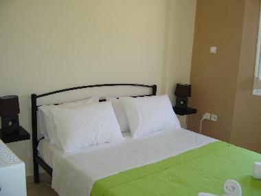 Apollo and Hermes other double bedroom.  It is the same at each apartment.