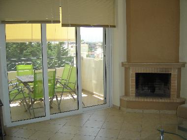 Apollo and Hermes balcony 20sqr. It is the same at each apartment. 