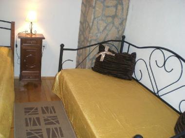 Bedroom with private balcony for 2 or 3 person