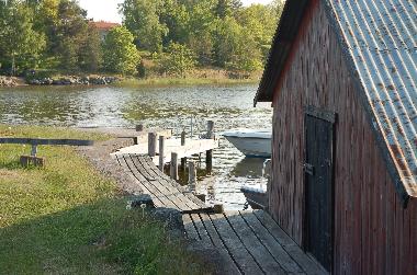 Swim latter 70 meters from cottage