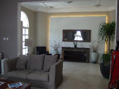 Main entrance in the Villa