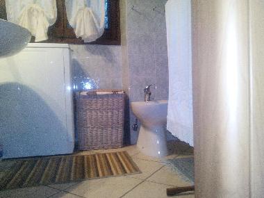 Bathroom  with washing machine