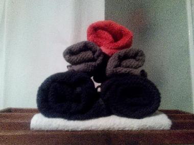 Towel, bedlinen included