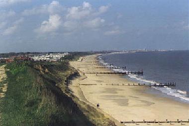 Cliff top view towards Great Yarmouth