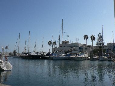 Port El Kantaoui Marina, only 5 mins away