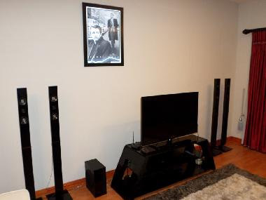Flat - Entertainment System (Large flat Screen; DVD;Surround Sound;Full satellite
