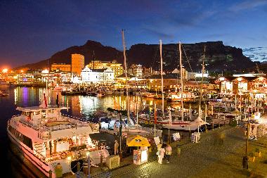 V&A Waterfront - Shopping mall; activites such as boat rides and live entertainment etc