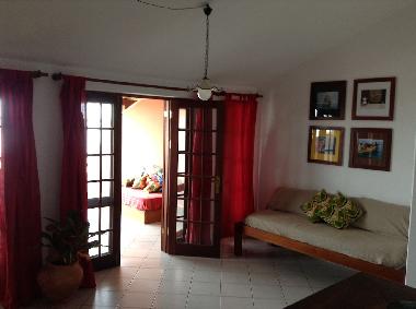 Apartment Garoupa - living room