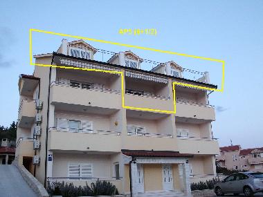 AP5 apartment layout, space for up to 8 persons 
