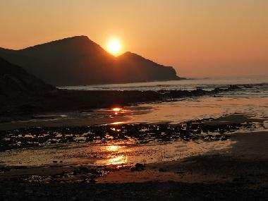 Sunset at Crackington