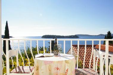 Balcony with great sea view