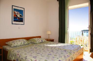 Bedroom with balcony