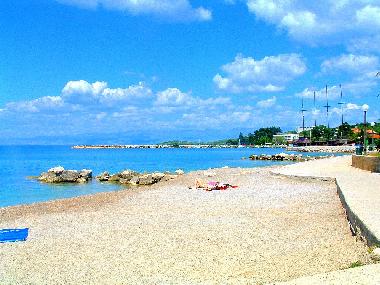 One of the beaches in the Malinska