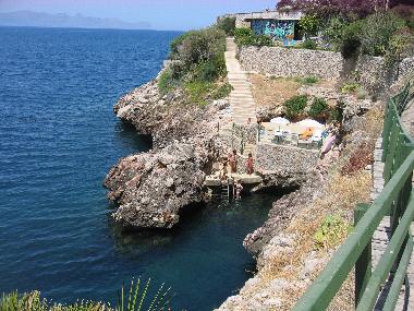 ... private access to the sea