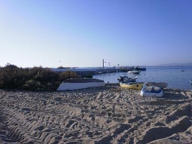 the boarding platform