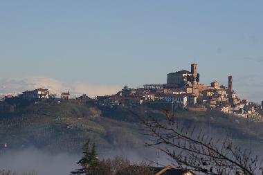 The view od Cisterna from the backyard