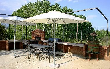 The BBQ area