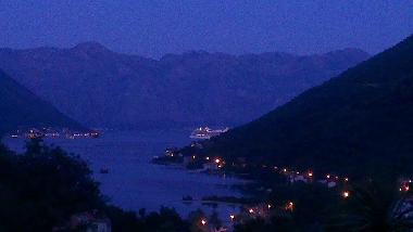 night view from the terrace