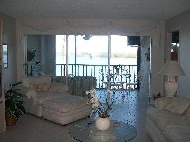 Livingroom...water views everywhere!