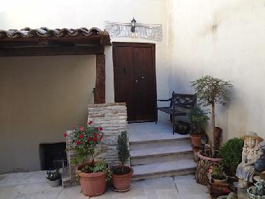 Front door.