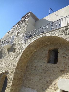 The ancient walls.
