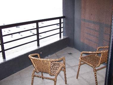 balcony with 180 degrees ocean view