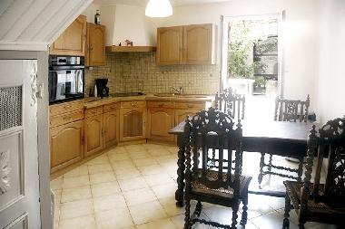 This is the kitchen with direct access to the courtyard.
