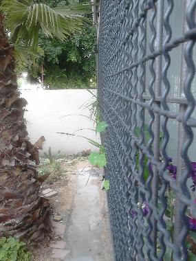 In the apartment front there is a small garden!