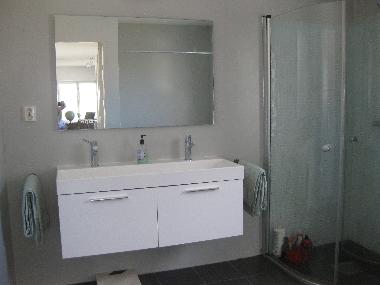 Bathroom, shower and bathtub