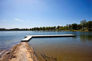 Public beach by the house