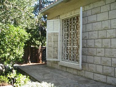 Side view of the house
