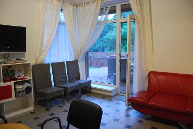 Living room  with exit to terrace