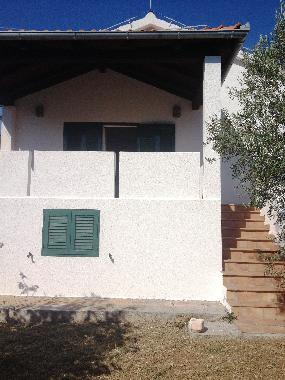 Terrace with the stairs to the garden