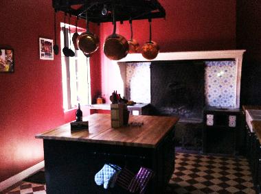 Large fully equipped kitchen