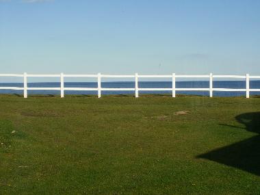 Open sea view from lounge window