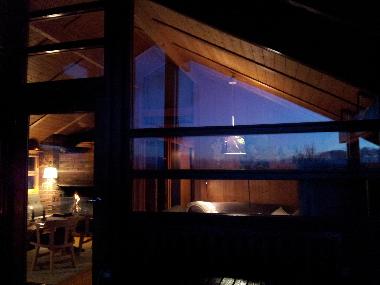 View in to the living room