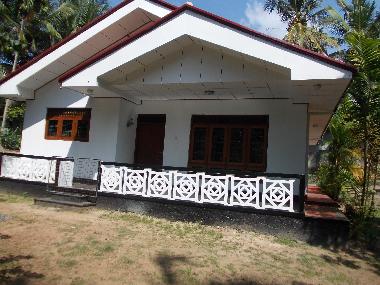 Front of the house with terrace
