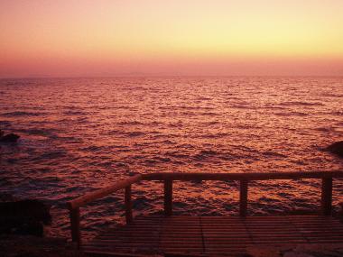 LOVELY SUNSETS ON OUR DECK