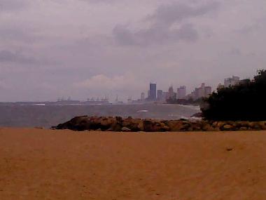 this is the beach 100m from the house -city view