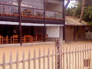 The restaurant/bar near the house