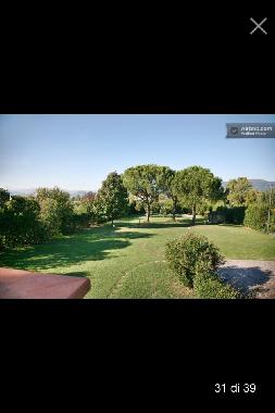 View park and swimming pool from balconies