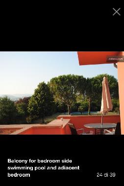 Balconies in every room view on the park