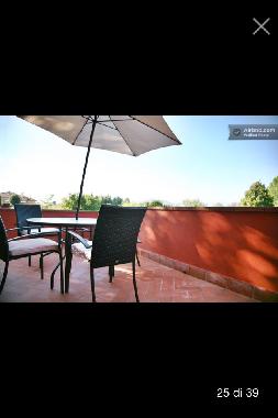 Balconies with view on the park