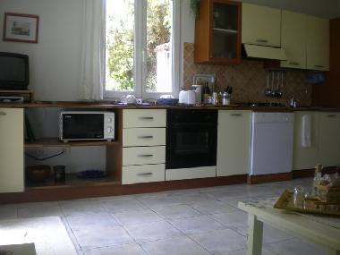 The kitchen is fully equipped with dishwasher,microwave,fridgefreezer. Air-conditioning and T.v