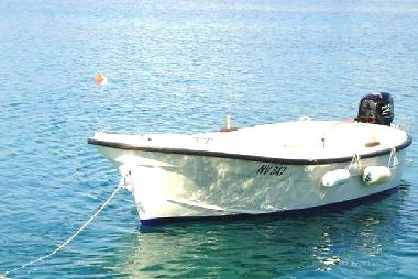 5m boat available for rent on request with 15hp external engine