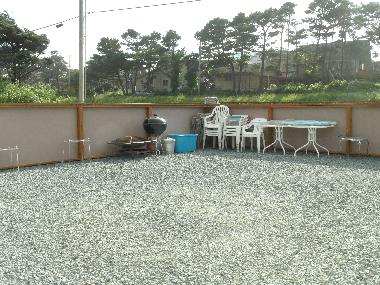 Inside patio