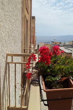 balcony with sea view